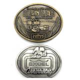 (2) Excel Hustler Mower Belt Buckles