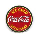 Coca-Cola Porcelain Sign 11.25"