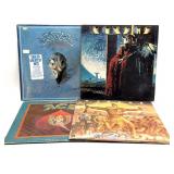 (4) Vinyl Record Albums : Eagles, Kansas, and Bob