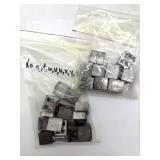 Metal Letter and Fraction Print Blocks - blocks