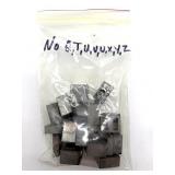 Metal Letter Print Blocks - blocks are 1"