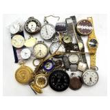 Pocket Watches, Wrist Watches, and More -