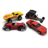 (4) 1970s-80s Hotwheels Cars