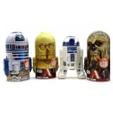 Star Wars Ceramic and Metal Coin Banks 7ï¿½ Tall