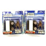 (2) 2002 Star Wars Hasbro A New Hope Momaw Nadon