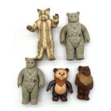 1983 and 1985 Star Wars Ewok Figures 3ï¿½ and