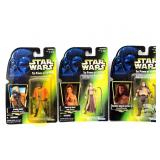 (3) 1996 and 1997 Kenner Star Wars The Power of