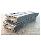 (2) 30 Rnd Steel AR-15 Magazines