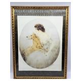 Louis Icart Best Friend' Print, Framed and