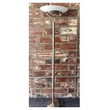 Dimmable Floor Lamp 71' - glass globe - works