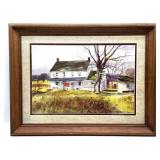 Randulph Bye Farmhouse Scene Print in Frame 25' x