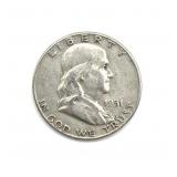 1951 Franklin Half Dollar