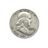 1957-D Franklin Half Dollar