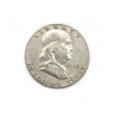 1952-S Franklin Half Dollar