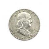 1957-D Franklin Half Dollar