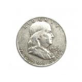1958-D Franklin Half Dollar