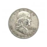 1960-D Franklin Half Dollar