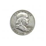 1958-D Franklin Half Dollar