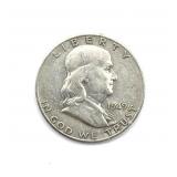1949-S Franklin Half Dollar