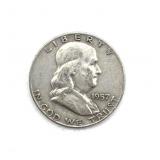 1957-D Franklin Half Dollar