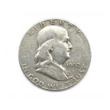 1952-S Franklin Half Dollar