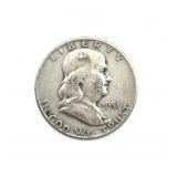 1951-D Franklin Half Dollar