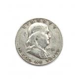 1951-S Franklin Half Dollar