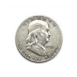 1951-S Franklin Half Dollar