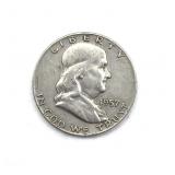 1957-D Franklin Half Dollar