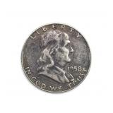 1958-D Franklin Half Dollar
