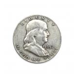 1957-D Franklin Half Dollar
