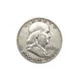 1952-D Franklin Half Dollar