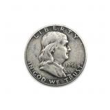 1951-S Franklin Half Dollar