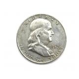 1957-D Franklin Half Dollar