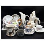 Porcelain/Ceramic Cups and Saucers, Praying Hand