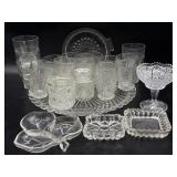Glass Platter 14", Cups, and More