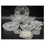 Antique Illinois Furniture Co Glass Plate and
