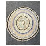 Vintage Rag Rug 34"
