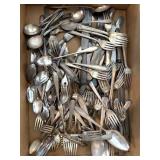 Antique Silverplate and Stainless Flatware