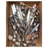 Antique Silverplate and Stainless Flatware