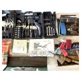 Tool Kit, Gluing Clamp, Hobby Abrasive Gun, and