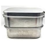 Vintage Wear Ever Aluminum Large 5-Piece Roaster