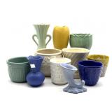 Pottery Planters and Vases 5.5" Tall and Smaller