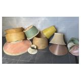 Vintage Lamp Shades - tallest is 10"- widest
