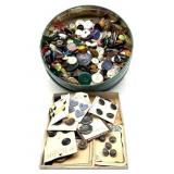 Vintage Buttons in Tin and More Vintage