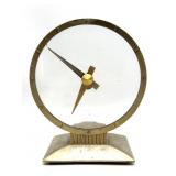 Vintage Jefferson Golden Hour Clock 9"- cords