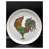 Vintage Rooster Plastic Tray 13"