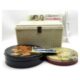 Vintage Sewing Notion Box, Sewing Notions, and