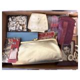Vintage Meridian Alarm Clock, Clutch Purse, and