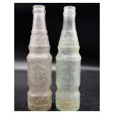 (2) Antique Arma, KS Dixie Soda Bottles 9"